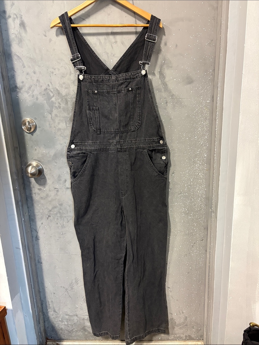 H&M Black Denim Women's Overalls